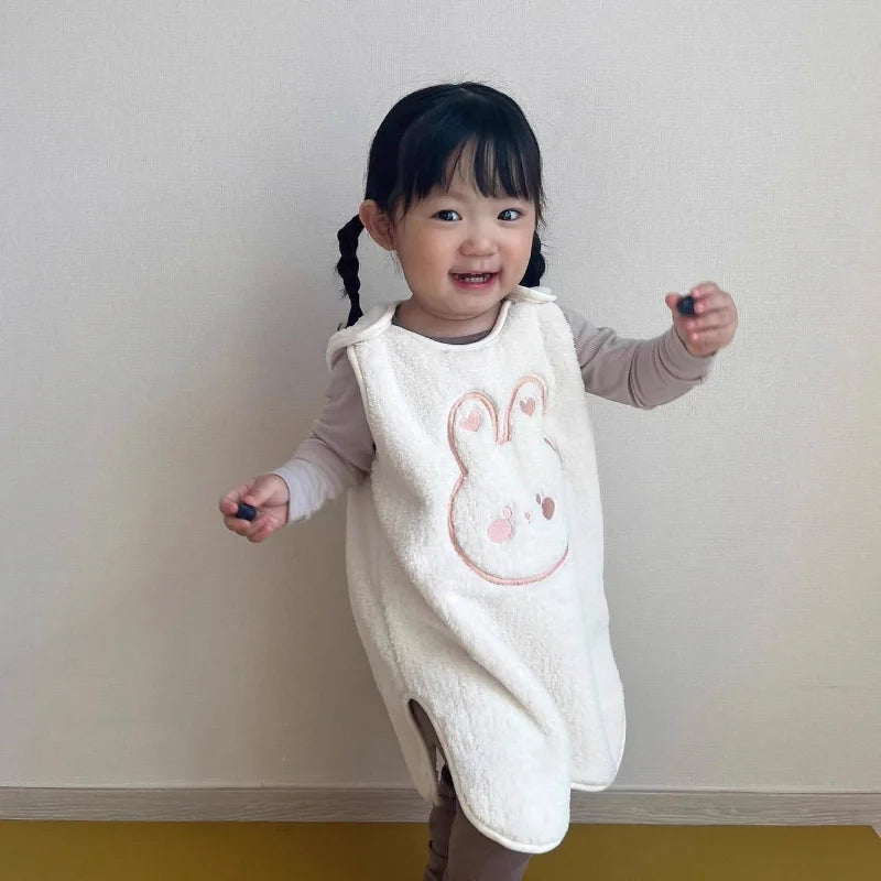 Baby Sleeveless Flannel Sleep Top