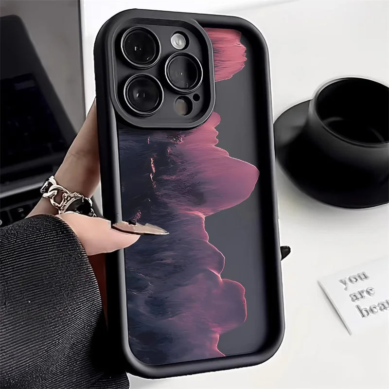 Marble TPU Soft Silicone Case For iPhone 15 16 17 Pro Max