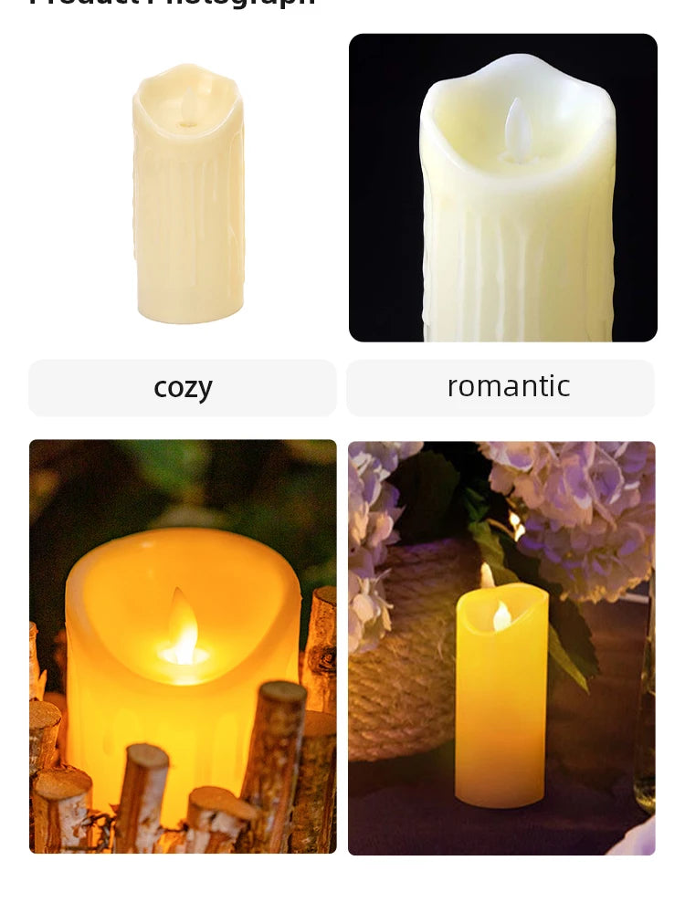 1 Pc Plastic Electronic Candle Lights