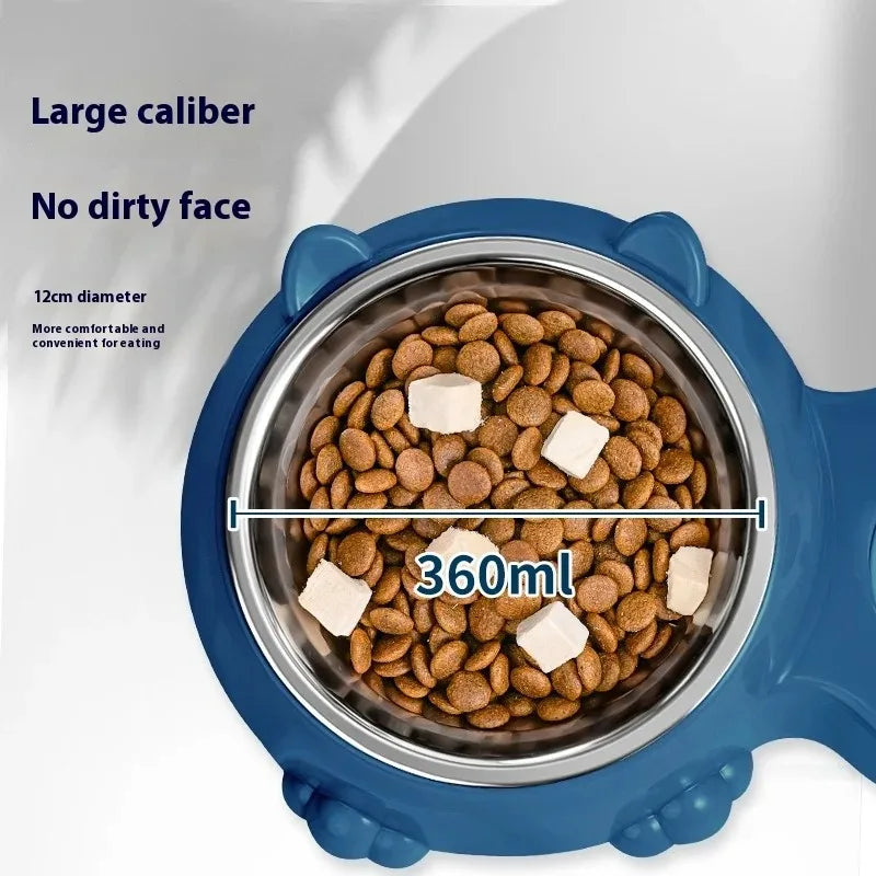 2-in-1 Stainless Steel Automatic Water And Food Dispenser