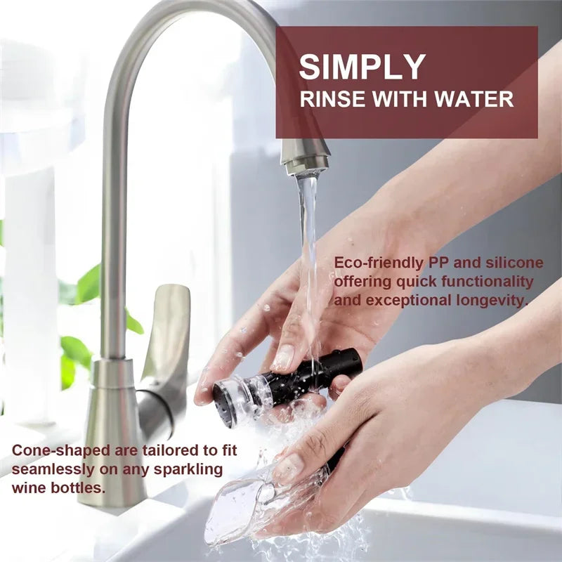 Wine Aerator with Vacuum Stopper And Pourer
