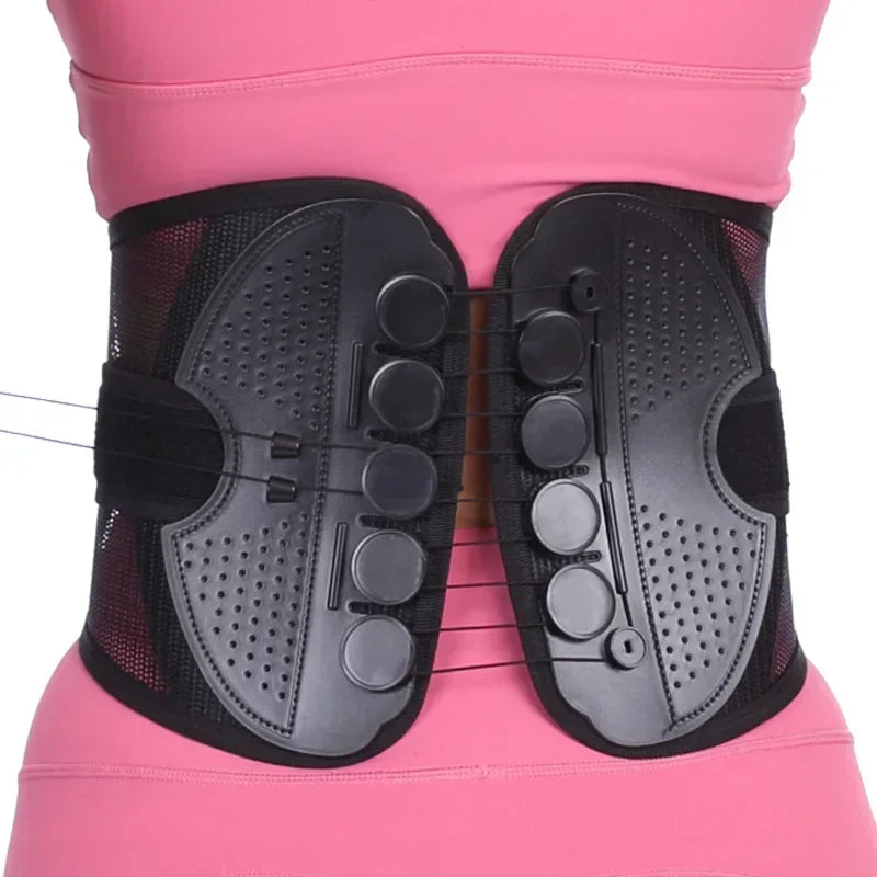 New Double Pull Waist/Back Brace For Lumbar Posture Support