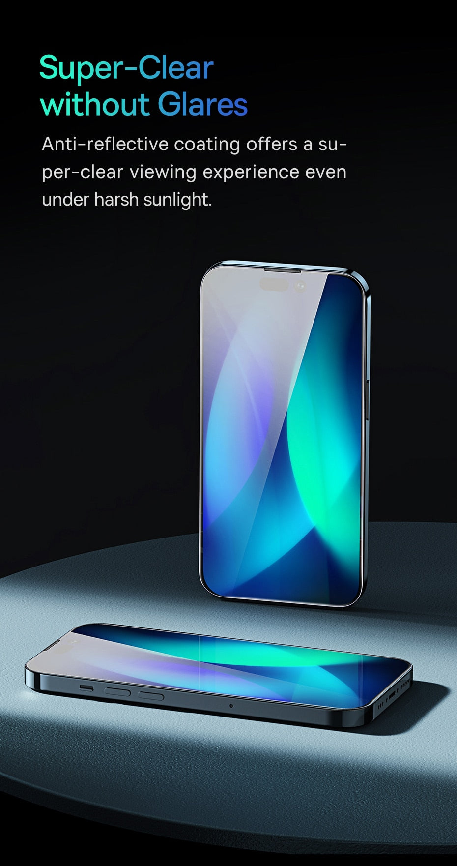 Baseus 0.4mm Corning Tempered Glass for iPhone 14 13 12 11 Pro Max Screen Protector for iPhone XR X XS Max