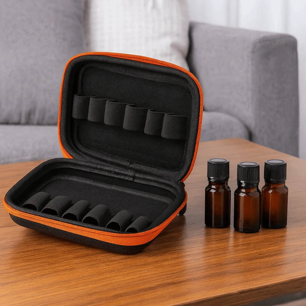 12 Slots 10ML Capacity Essential Oil Padded Case