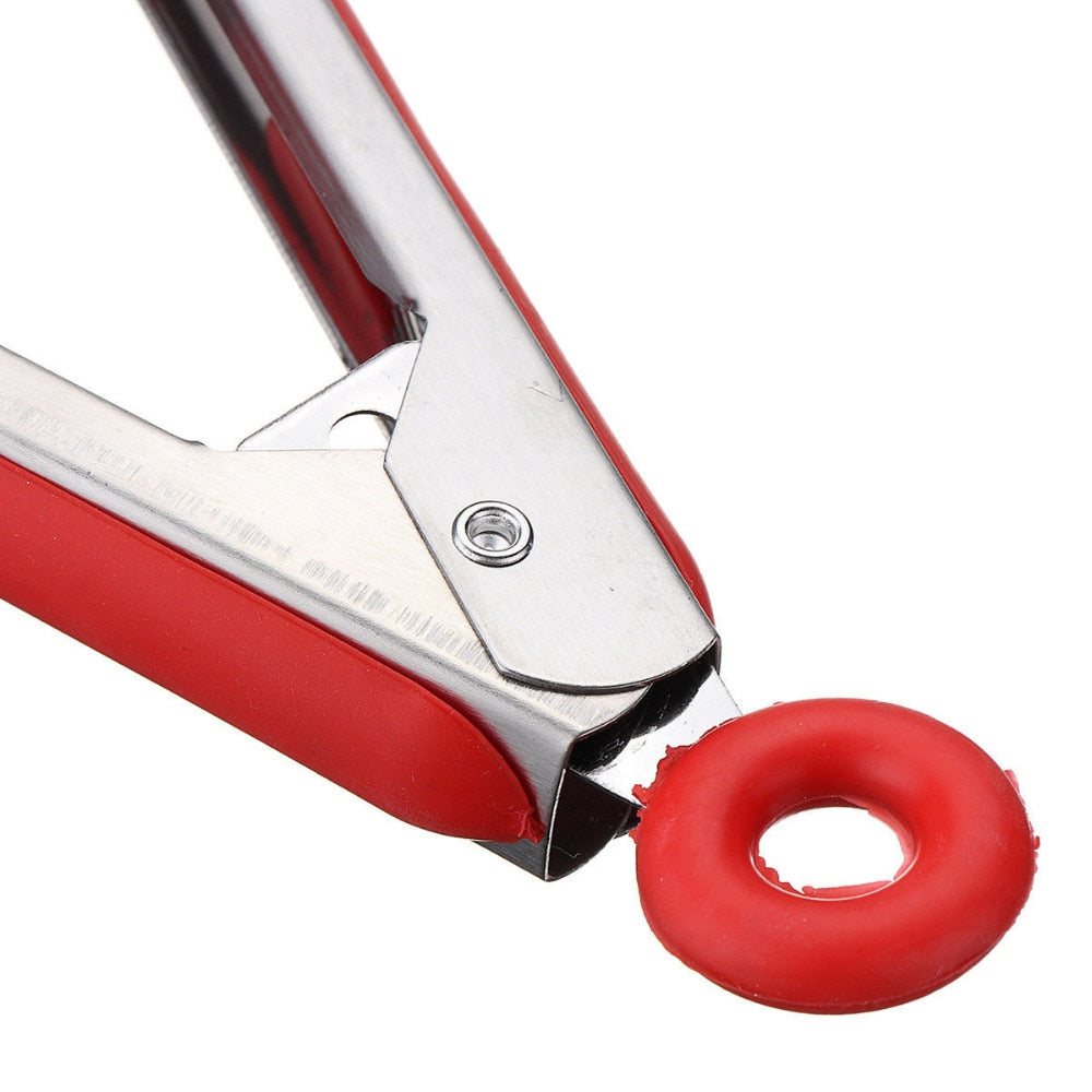 2 in 1 Silicone Non-stick Heat Resistant Tongs/Spatula.