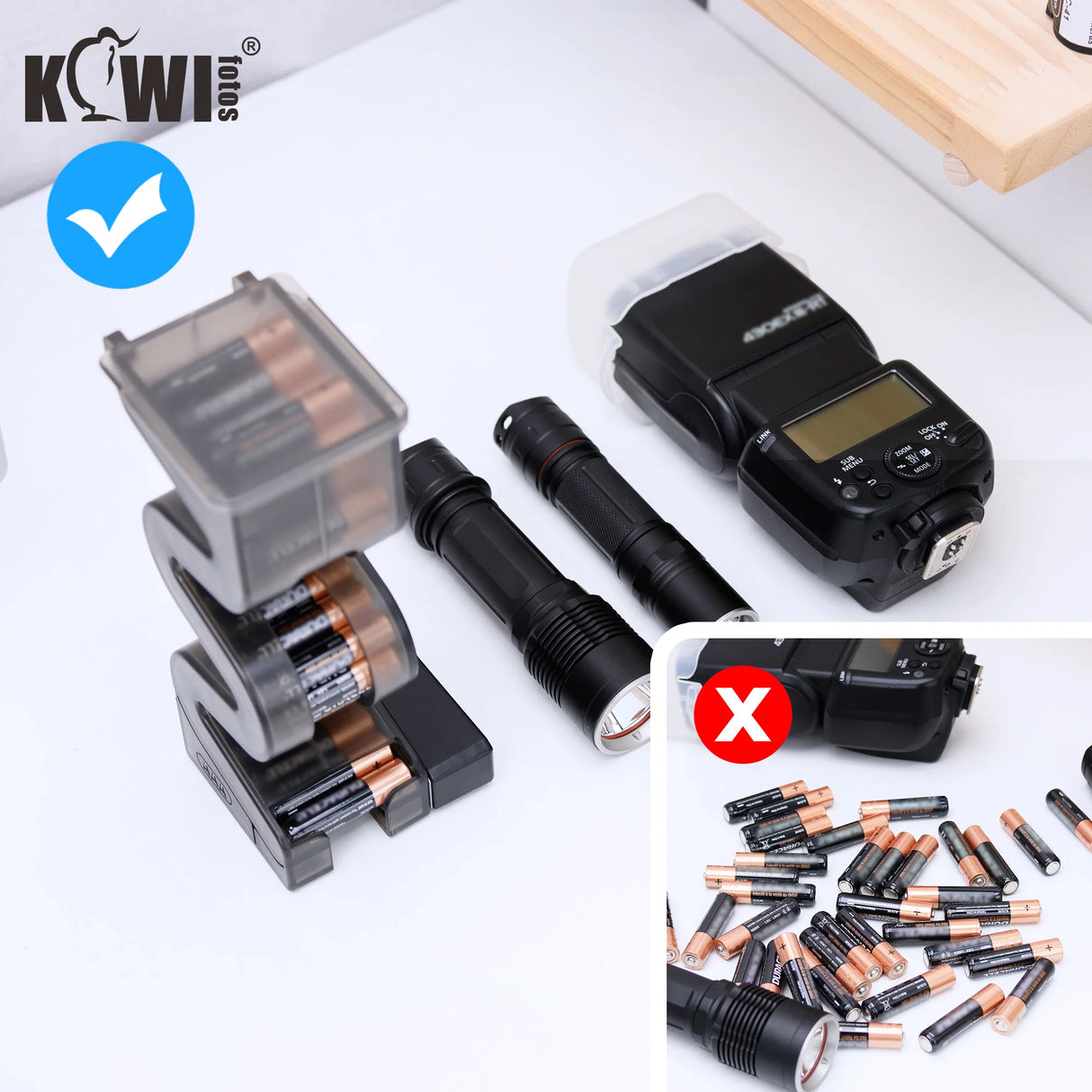 Battery Ladder Dispenser For 35 AAA Or 27 AA With Tester