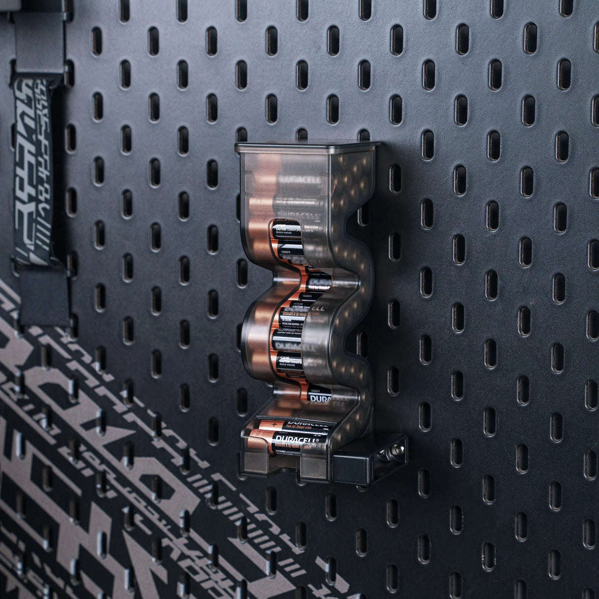 Battery Ladder Dispenser For 35 AAA Or 27 AA With Tester