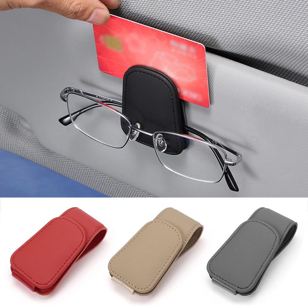 Universal Auto Sun Visor Card And Sunglass Clips