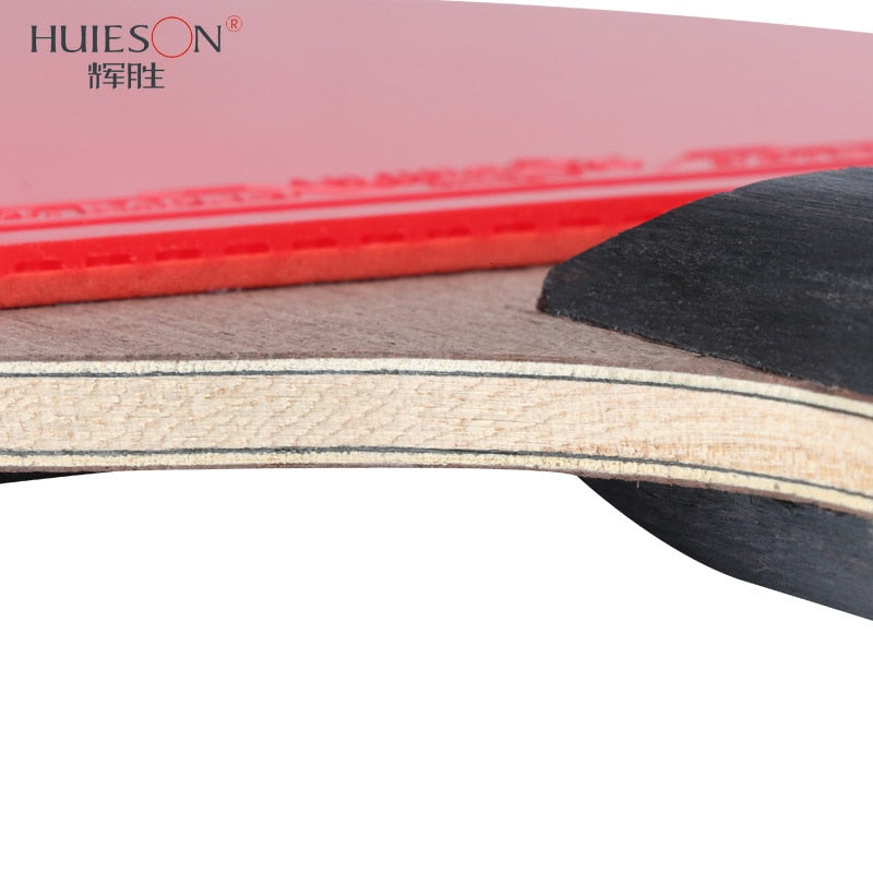 HUIESON 5/6 Star 2Pcs Carbon Table Tennis OR Ping Pong Racket.