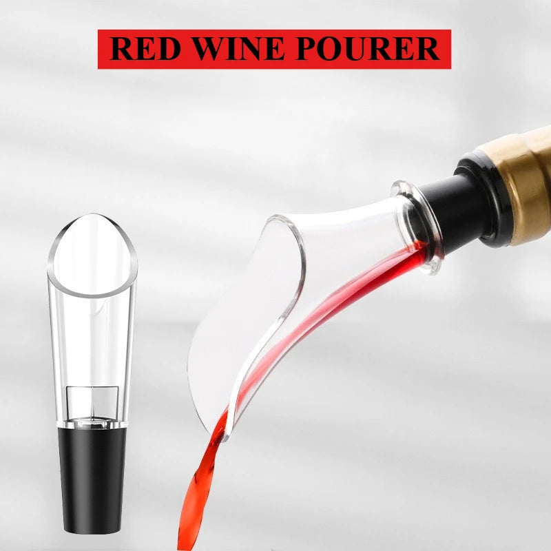 Wine Aerator with Vacuum Stopper And Pourer