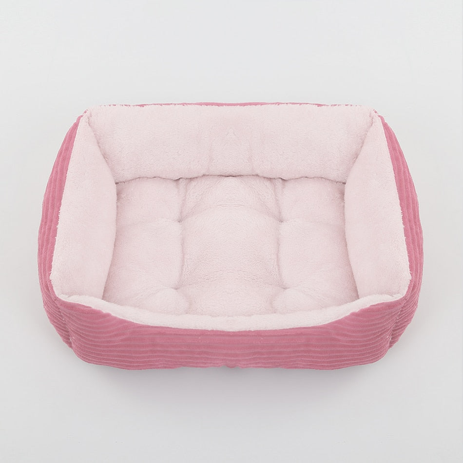 Pet Square Plush Kennel Bed Cushion.