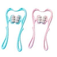Hands Free Plastic Pressure Point Neck Massage Rollers.