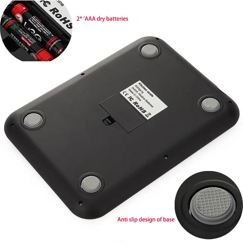 15Kg/1g Electronic Digital Stainless Steel Kitchen Scales