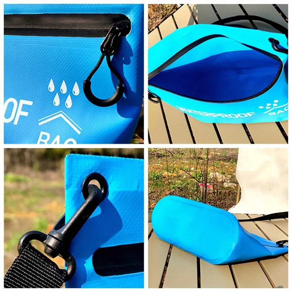 1pc Durable Dry Bag With Zipper For Swimming Rafting Or Kayaking
