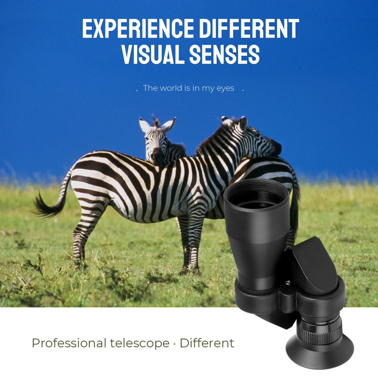 HD Mini High Magnification Zoom Pocket Monocular Telescope