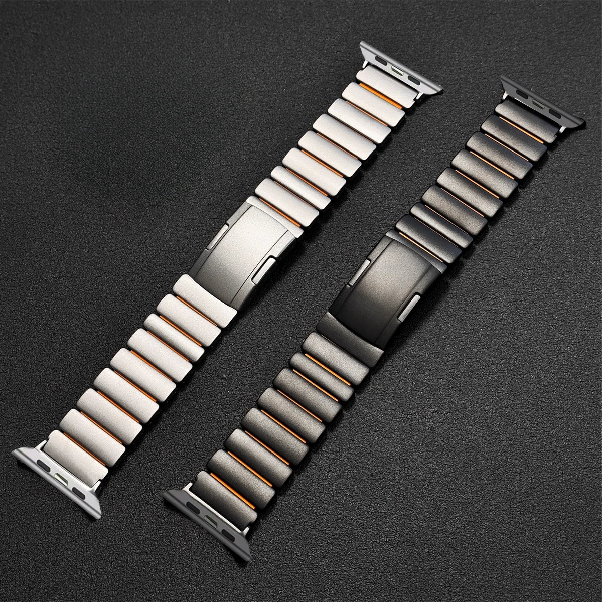 Luxury Titanium Strap for Apple Watch Ultra 3/2 49mm Series 11 10 46mm 45mm 44mm 42mm Or Silicone Bracelet For iwatch 9 8 7 6 SE 5