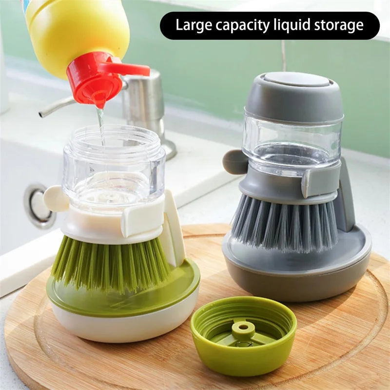 Soap Dispenser Dish Brush With Drainage Base