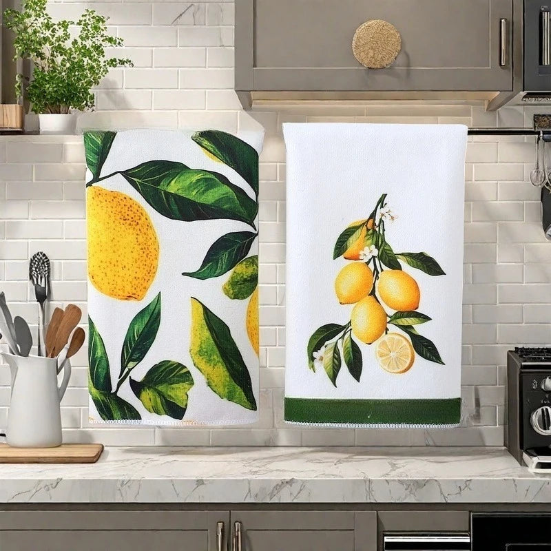 56CMx36CM Lemon Print Kitchen Dish Towel