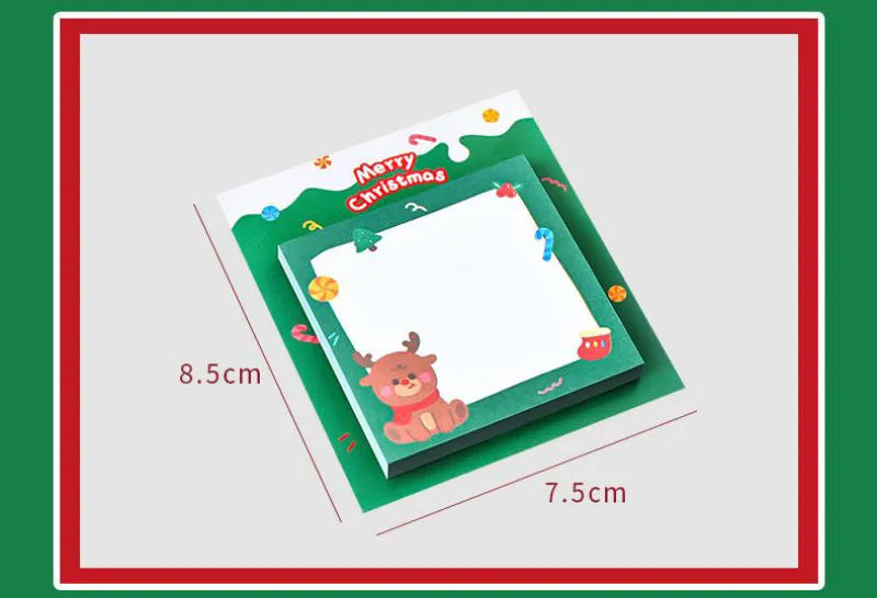 1 Piece Christmas Sticky Notepads.