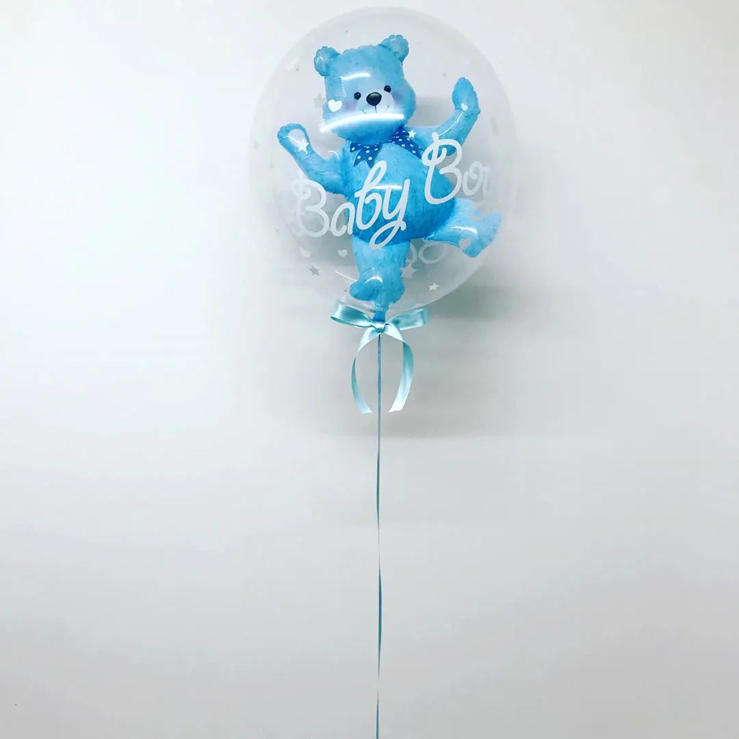 4D Transparent Balloons And Decorations For Baby Girl/Boy Baby Shower Or Gender Reveal Parties.