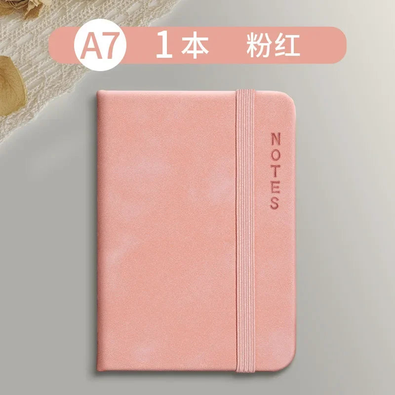 Handmade Leather Mini A7 Pocket 80 page Notebook