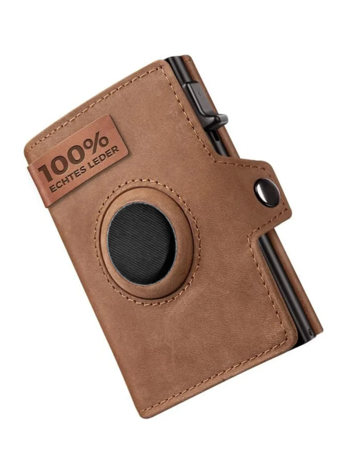 Men's Genuine Leather RFID Wallet With Coin Pocket