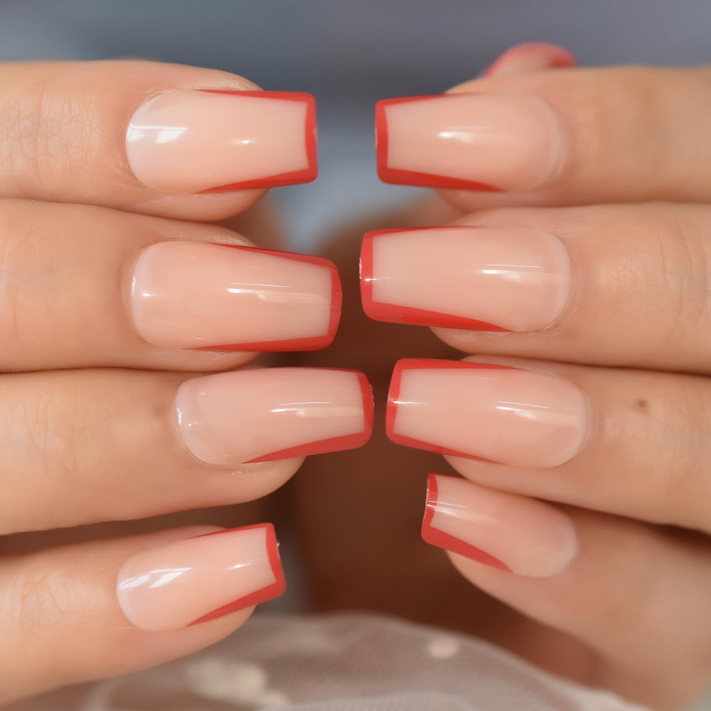 Acrylic Press On Nails. Various types such as French, Ombre, Nail Art, Glitter. Long or Short.