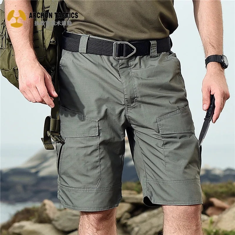 Men's Casual Multiple Pockets Cargo Shorts