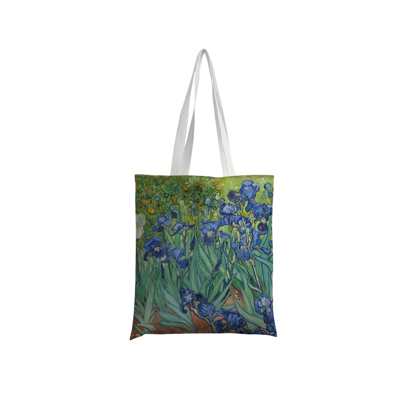 Van Gogh Oil Painting Canvas Shoulder Bags.