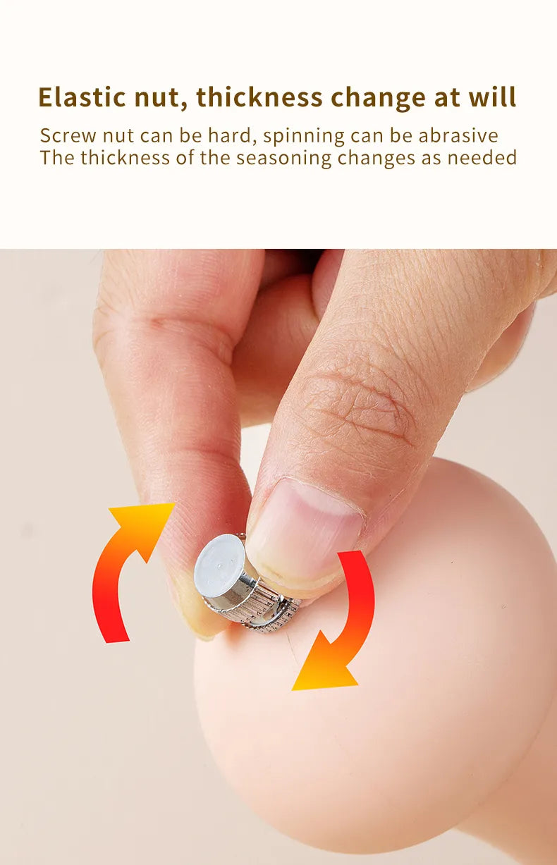 6 Colors Of Refillable Salt, Pepper, Spice Or Herb Grinder.