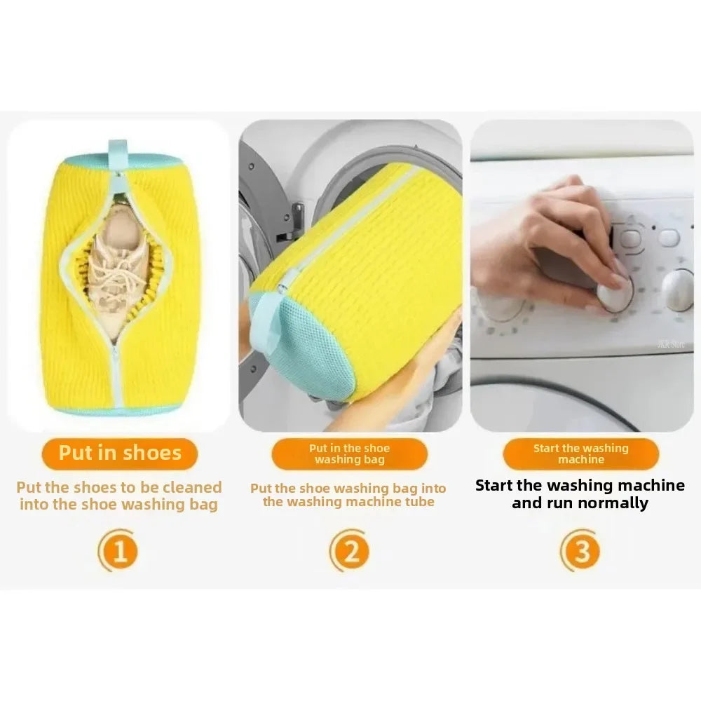 Durable Shoe Washing Machine Bag for All Shoe Types