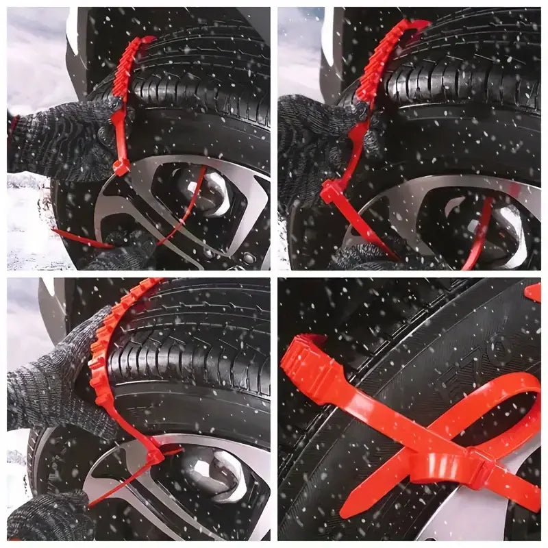10/20Pcs Car Emergency Double Grove Anti Skid Winter Tire Accessories
