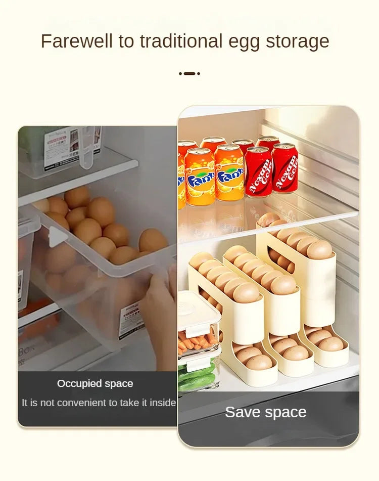 4 Layer Automatic Slide Egg Storage Box