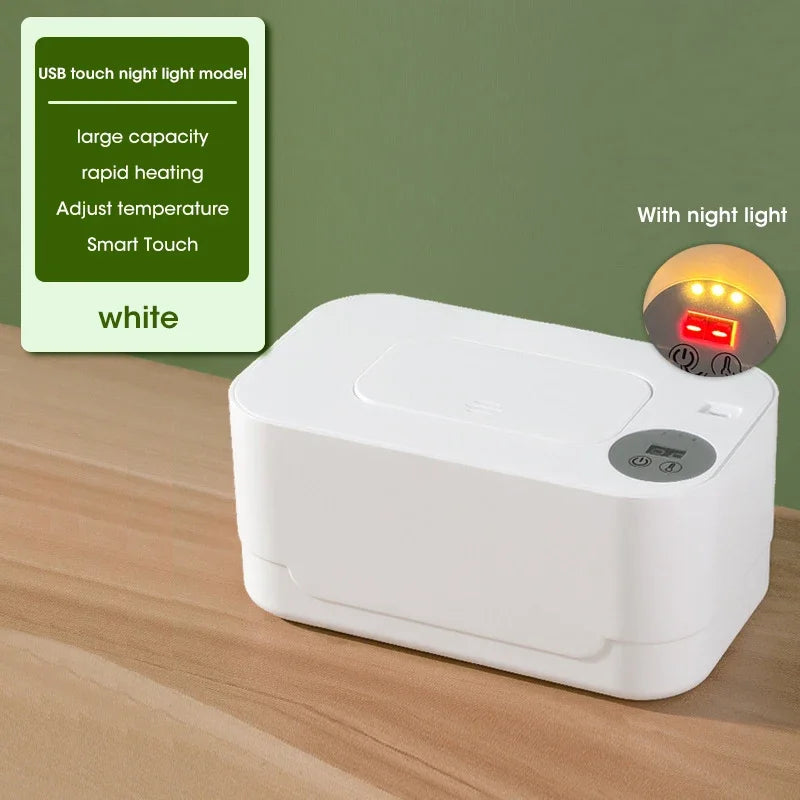 USB/LED Baby Wet Wipe Warmer Dispenser