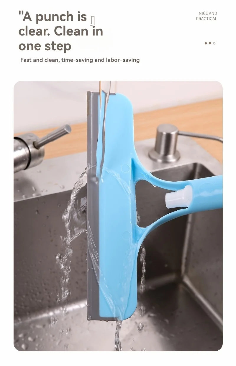 3-in-1 Water Wiper Squeegee For Shower and Glass Surfaces
