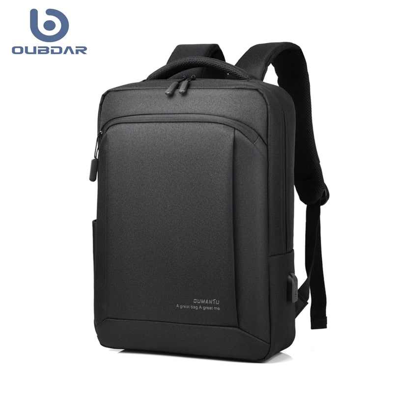 Unisex Oxford USB charging, anti theft laptop backpack. Can be used for school and travel.