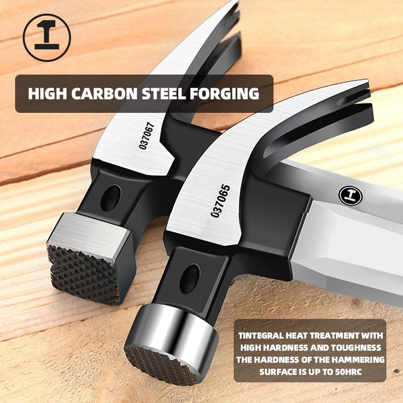 GREENER Heavy Claw Hammer 100Z/130Z Nail puller Hammer Steel Woodworking Striking Tools Magnetic Automatic Nail Suction Hammer