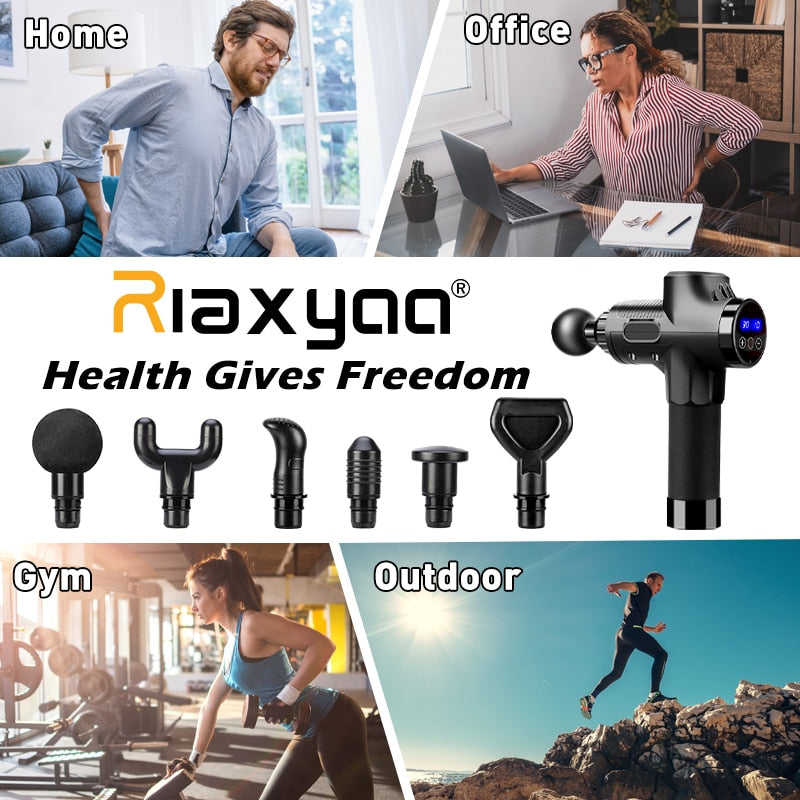 High frequency Massage Gun Relaxation Electric Massager with Portable Bag