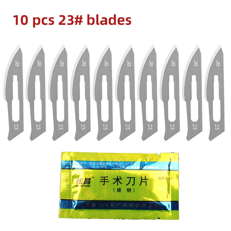 Carbon Steel Carving Metal Scalpel handle 11# 23#