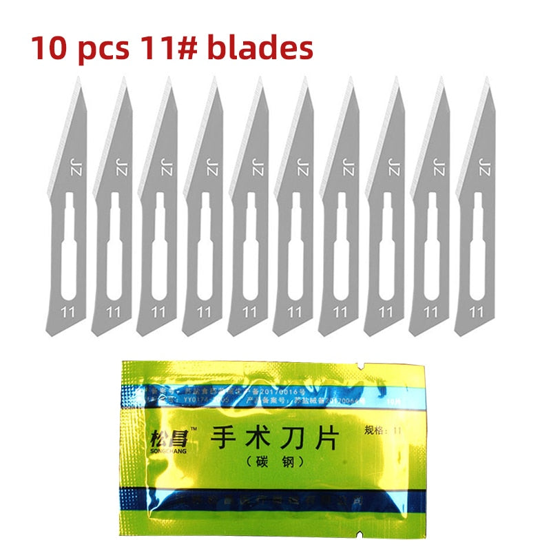 Carbon Steel Carving Metal Scalpel handle 11# 23#