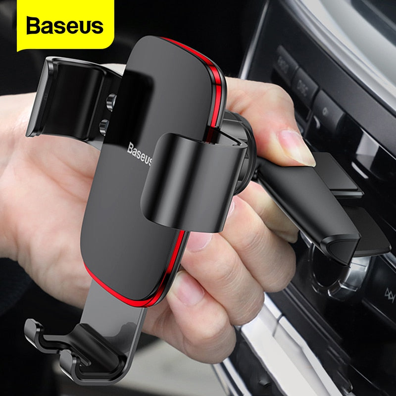 Car cell phone holder mounts in the CD player Suitable for iphones and Samsung mobiles.