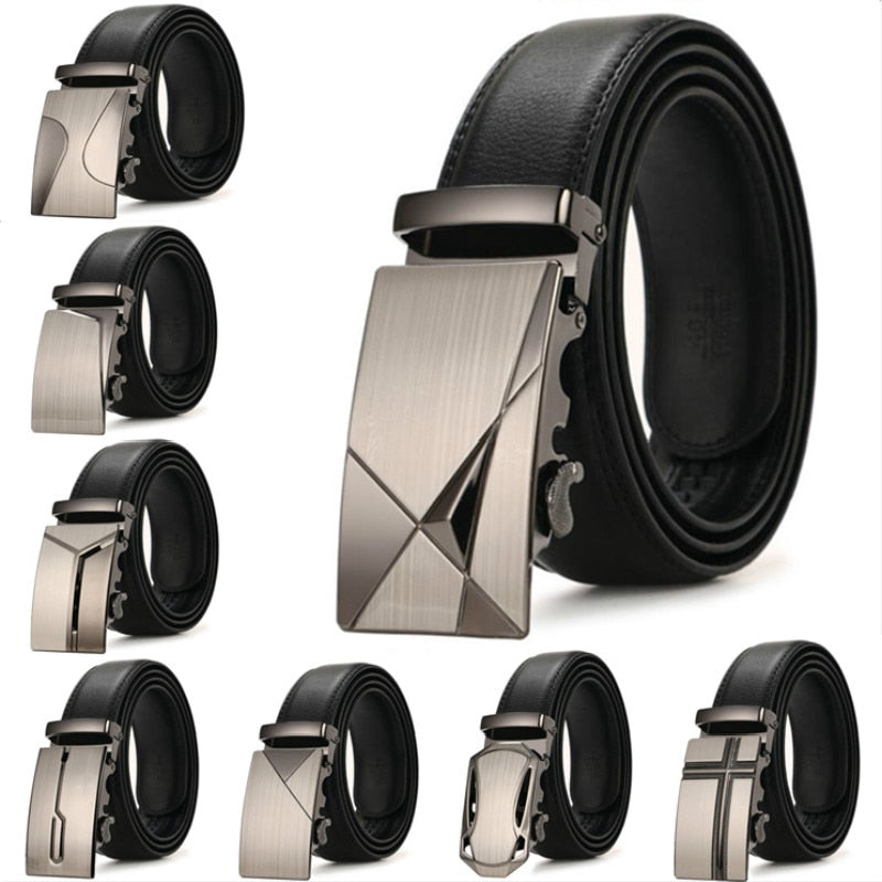 Men's Business Or Casual Automatic Buckle Belt.