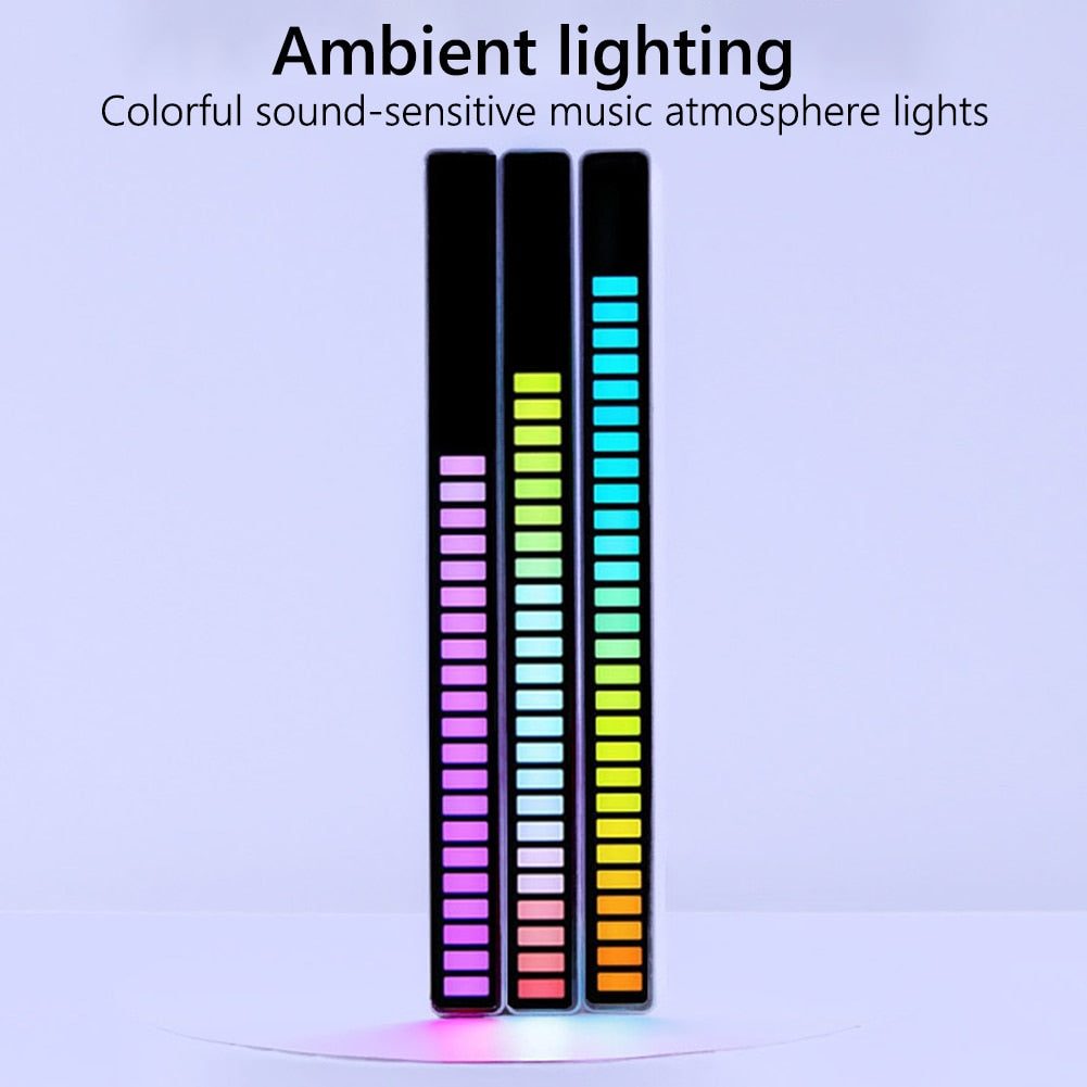 RGB Sound control LED light app voice activated rhythm lights