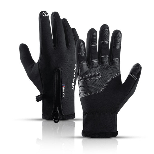 Winter Windproof Outdoor Sports Men Gloves Touchscreen Driving Motorcycle Skiing Waterproof Non-Slip Warm Fleece Women Gloves