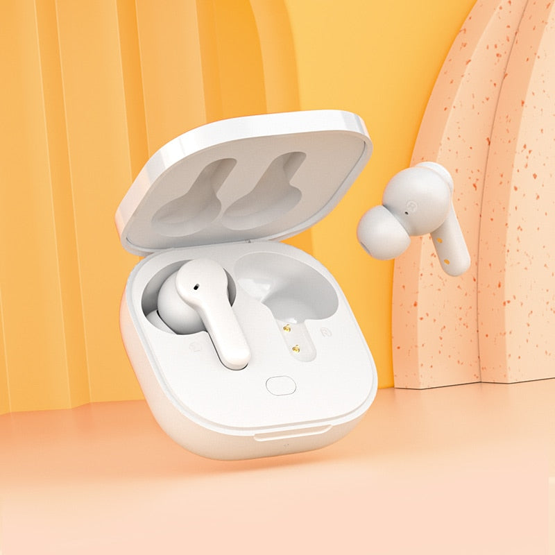 QCY T13 Bluetooth Headphone V5.1 Wireless TWS Earphone Touch Control Earbuds 4 Microphones ENC HD Call Headset Customizing APP