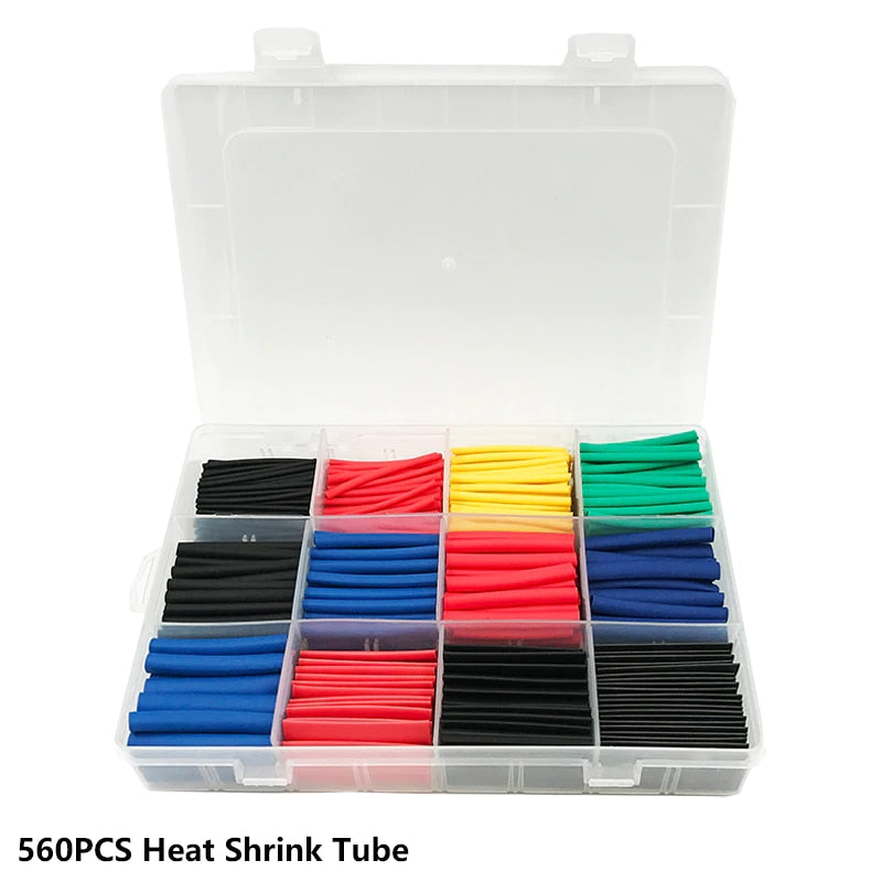 270Pcs/set 3:1Sleeving Wrap Wire Car Electrical Cable Tube kits Heat Shrink Tube Tubing Polyolefin Mixed Color