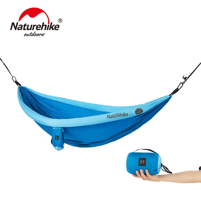 NatureHike Loading weight 200KG Ultralight Inflatable Camping Hammock.