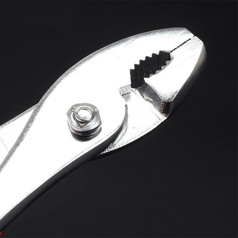 Slip Joint Pliers Multi Functional Auto Repair Clamp Tool 6/8/10 inch Adjustable Fishtail Pliers Fish Nose Pliers Tool