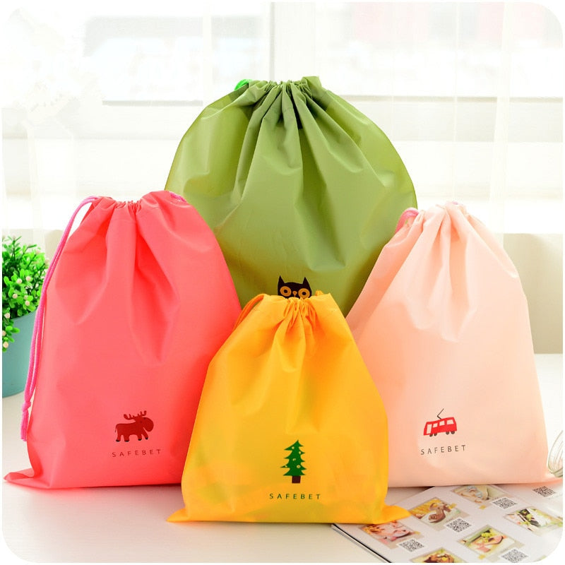 Waterproof Travel Drawstring Storage Bag For Clothing Or Shoes.