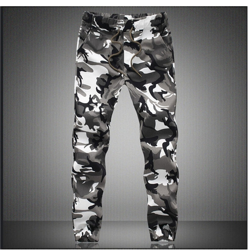 M-5X 2022 Mens Jogger Camouflage Military Pants Loose Comfortable Cargo Trousers
